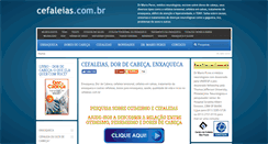 Desktop Screenshot of cefaleias.com.br