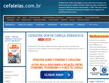 Tablet Screenshot of cefaleias.com.br
